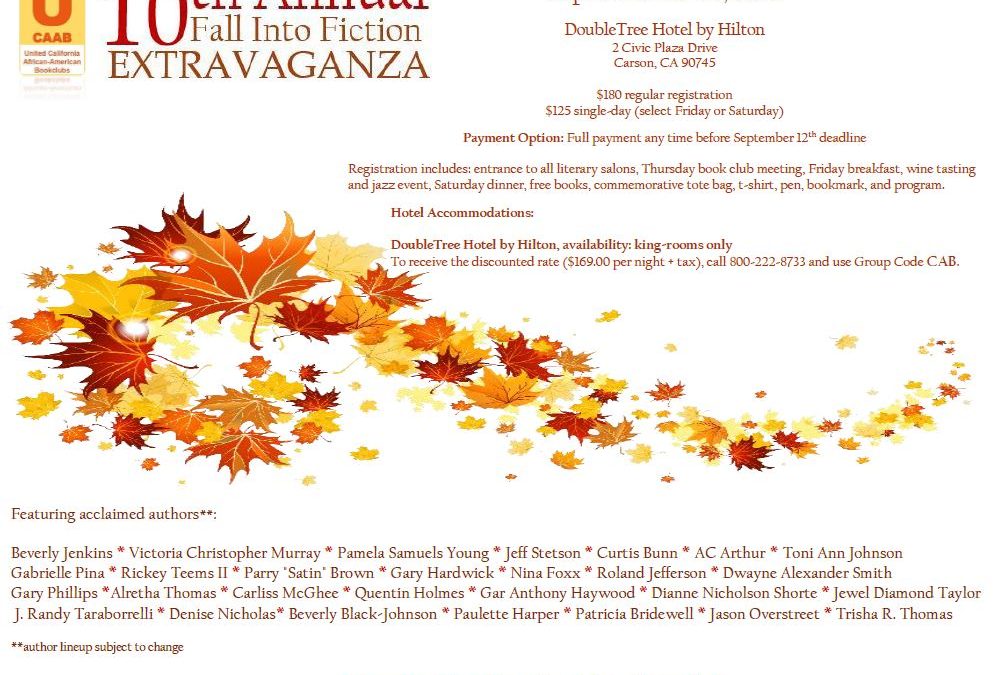 10th Annual ‘Fall Into Fiction’ EXTRAVAGANZA